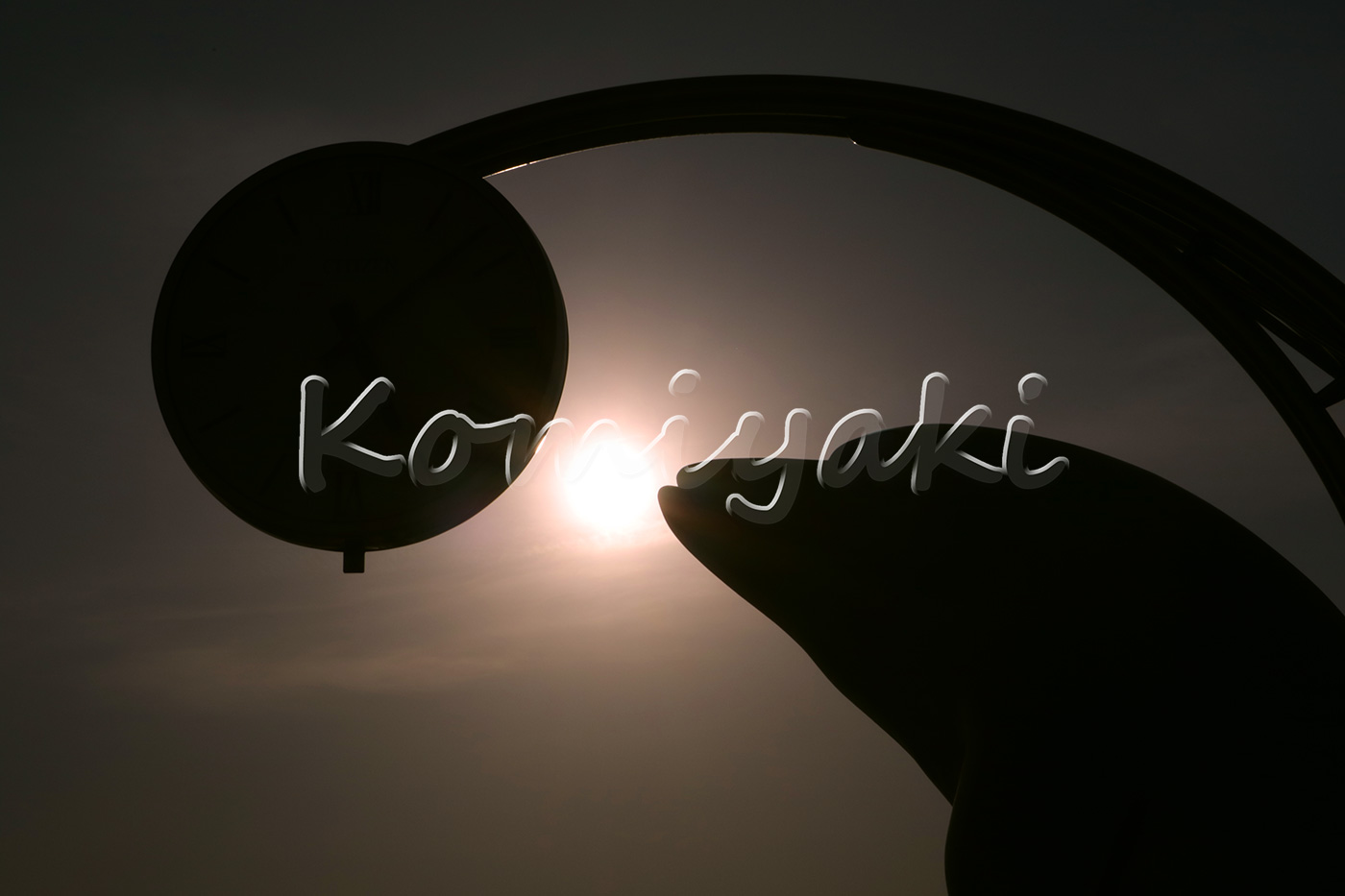 ノシャップ岬 イルカと太陽／2019年