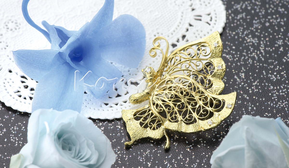 ジュエリー 蝶と花／2021年